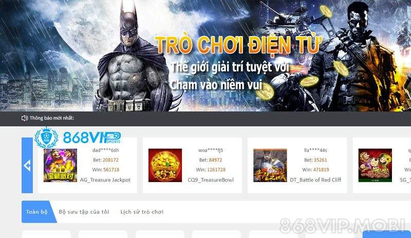 Các trò chơi nổi tiếng cấp độ 89Bet - 89Bet